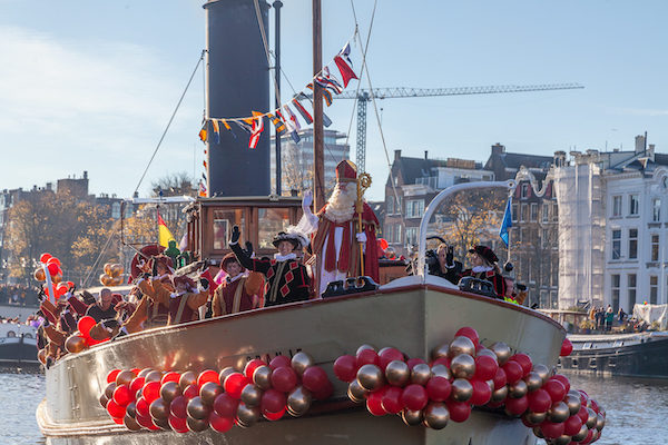 Sinterklaas or Dutch Santa in The Netherlands